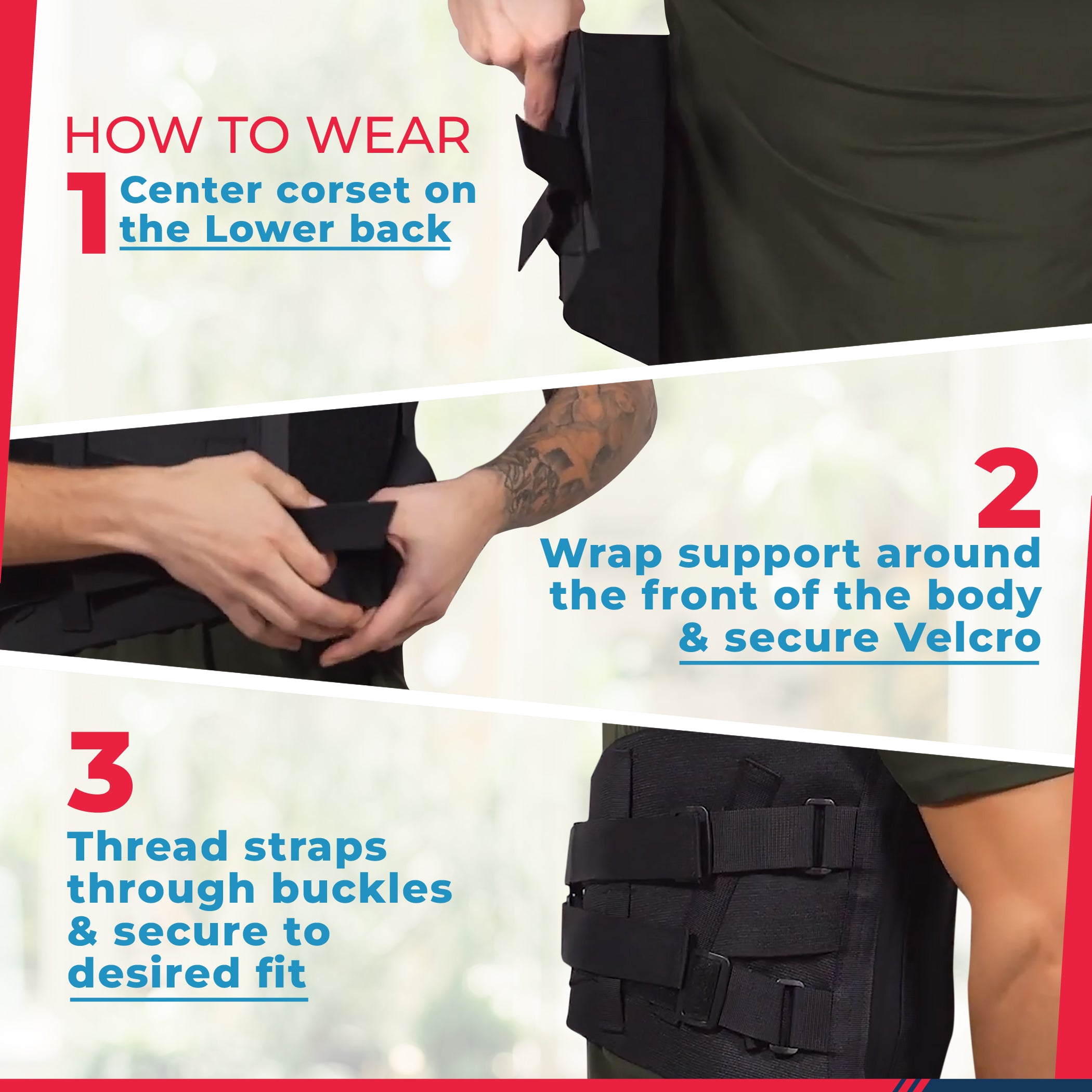 CRETO Lumbar Sacral L.S belt Corset- Back Pain Belt,orthopedic