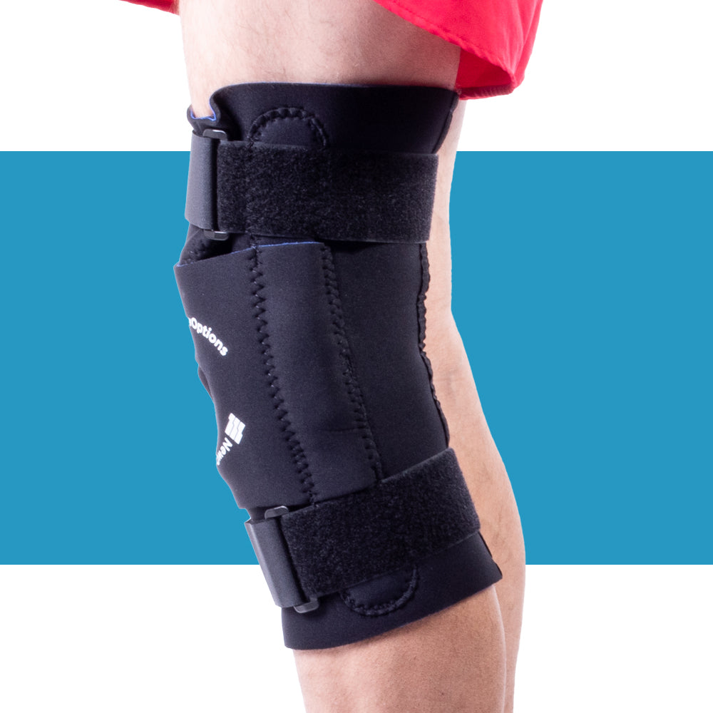 Hinged Patella Stabilizer with “J” Buttress (K17-PC) - K17-PC-R - Right  knee, Neoprene / X-Small: 12-13