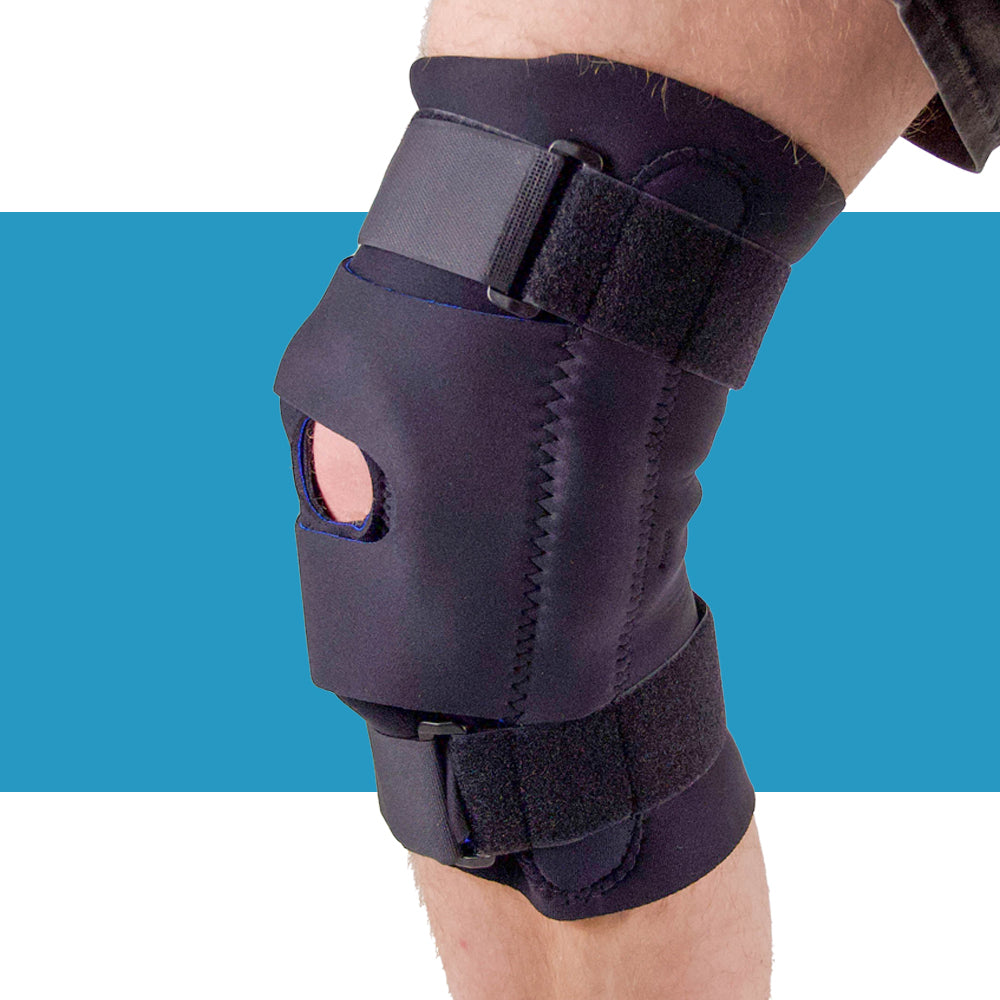 Hinged Patella Stabilizer Knee Brace with “J” Buttress (K17-PC) – New  Options Sports